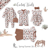Boy's Southwest Tee & Shorts Set – Cactus Trails Bamboo by The Honey and Bro Co. - Lifestyle View