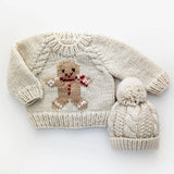Gingerbread Sweater for Baby & Toddler by Huggalugs - Lifestyle View