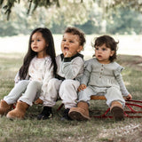 Pretty Pine Farm Organic Sweatshirt & Pants Set by The Honey and Bro Co. - Back View