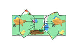 Easter Luxe Bamboo Bow Headband by Joan's - Front View - Easter Baby Clothing