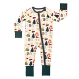 CAMP EMERSON BAMBOO CONVERTIBLE PAJAMAS - Front View
