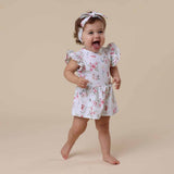 White Rabbit Organic Cotton Short Sleeve Dress by Snuggle Hunny - View 15 - Easter Baby Clothing