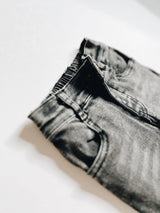 Stretch Denim Pants | Faded Black by Orcas Lucille - Flat Lay