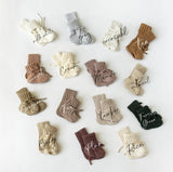 Knitted Booties Socks by The Honey and Bro Co. - Detail View