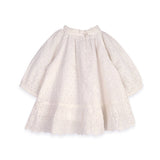 Solene Lace Baby Dress & Bloomer Set - Flat Lay