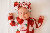 Berry Sweet Strawberry Romper - Back View
