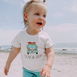 Kid Toddler Graphic Tee | Beach Bum by The Honey and Bro Co. - Back View