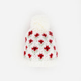 Bitty Blooms Holiday Beanie Hat - Front View