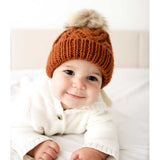 Chili Pop Pom Pom Beanie Hat by Huggalugs - Detail View