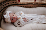 Rainbow Knotted Gown | Newborn by Three Little Tots - View 14 - Newborn Baby Clothing