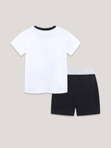 Boys casual cotton t-shirt and shorts set - view 3 for toddlers 2Y-5Y