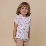 White Rabbit Organic Cotton Baby & Toddler Tee by Snuggle Hunny - View 9 - Easter Baby Clothing