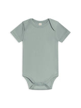 Classic Short Sleeve Bodysuit | Organic Cotton by Colored Organics - Detail View