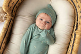 Arrow Print Knotted Newborn Gown by Three Little Tots - View 17 - Newborn Baby Clothing