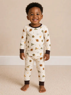Vintage Football Zinza™ TENCEL™ Toddler Pajama Set - PREORDER