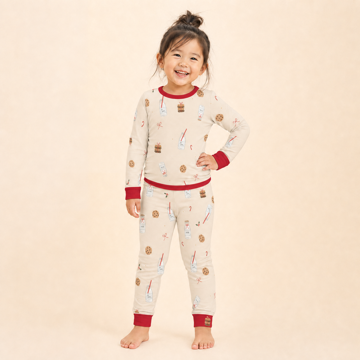 Milk & Cookies Zinza™ Toddler Two-Piece Pajama Set product photo