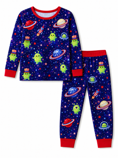 Star-Spangled Aliens Soluna™ Bamboo 2-Piece Pajama Set