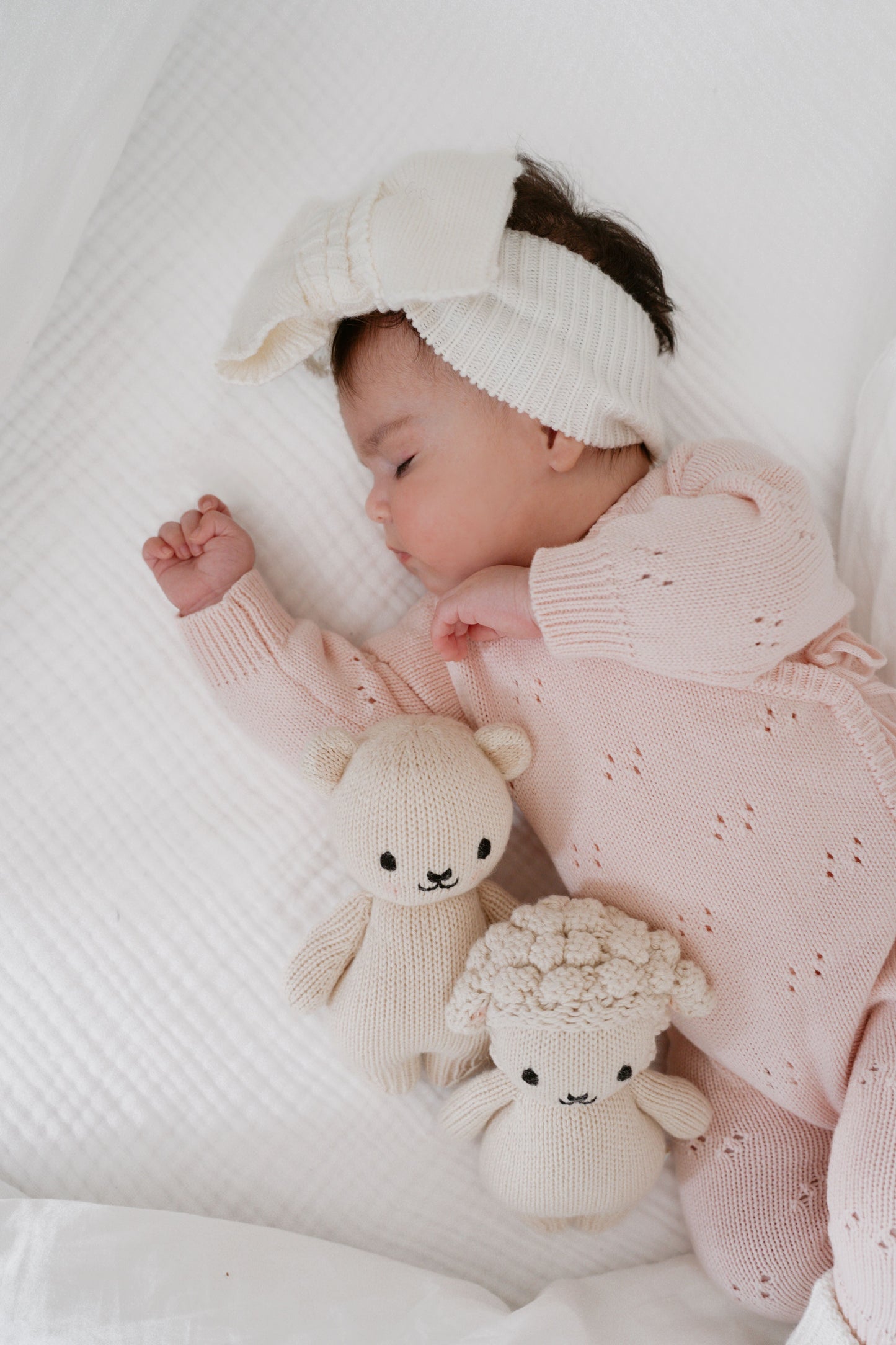 Pointelle Romper | Baby Pink