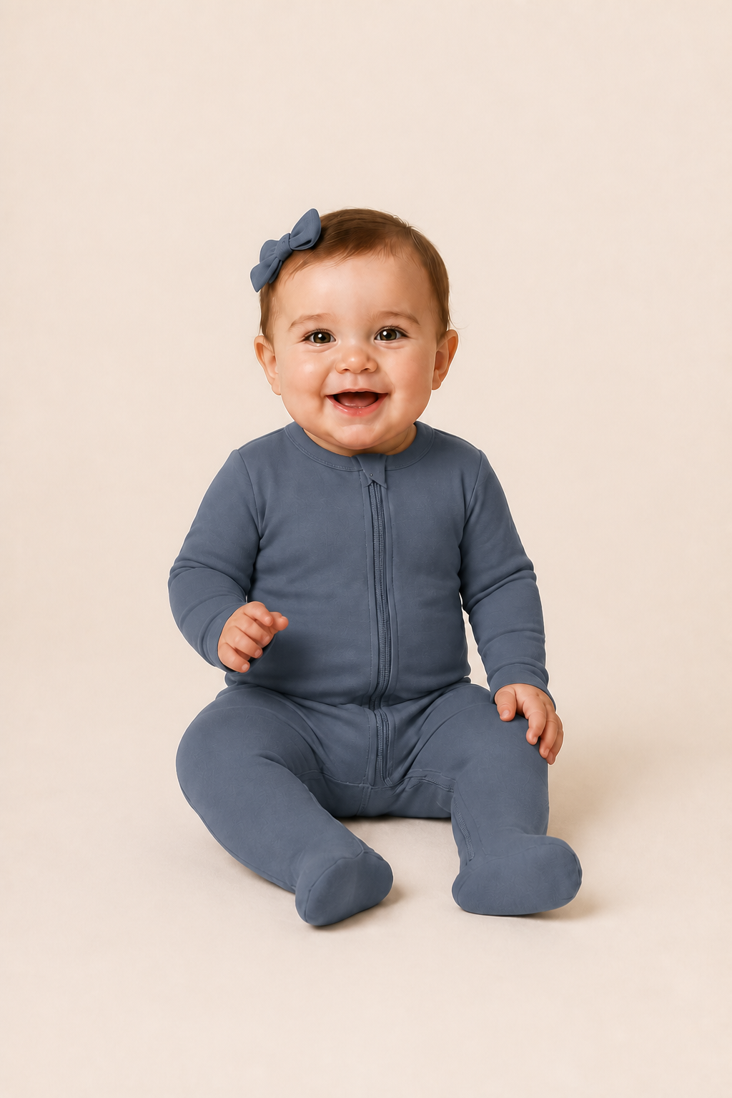 Winter Slate Zinza™ Convertible Zippy Pajama product photo
