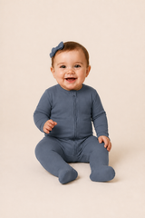 Winter Slate Zinza™ Convertible Zippy Pajama product photo