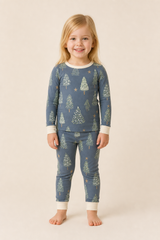 Starlit Evergreens Zinza™ Toddler Two-Piece Pajama Set product photo