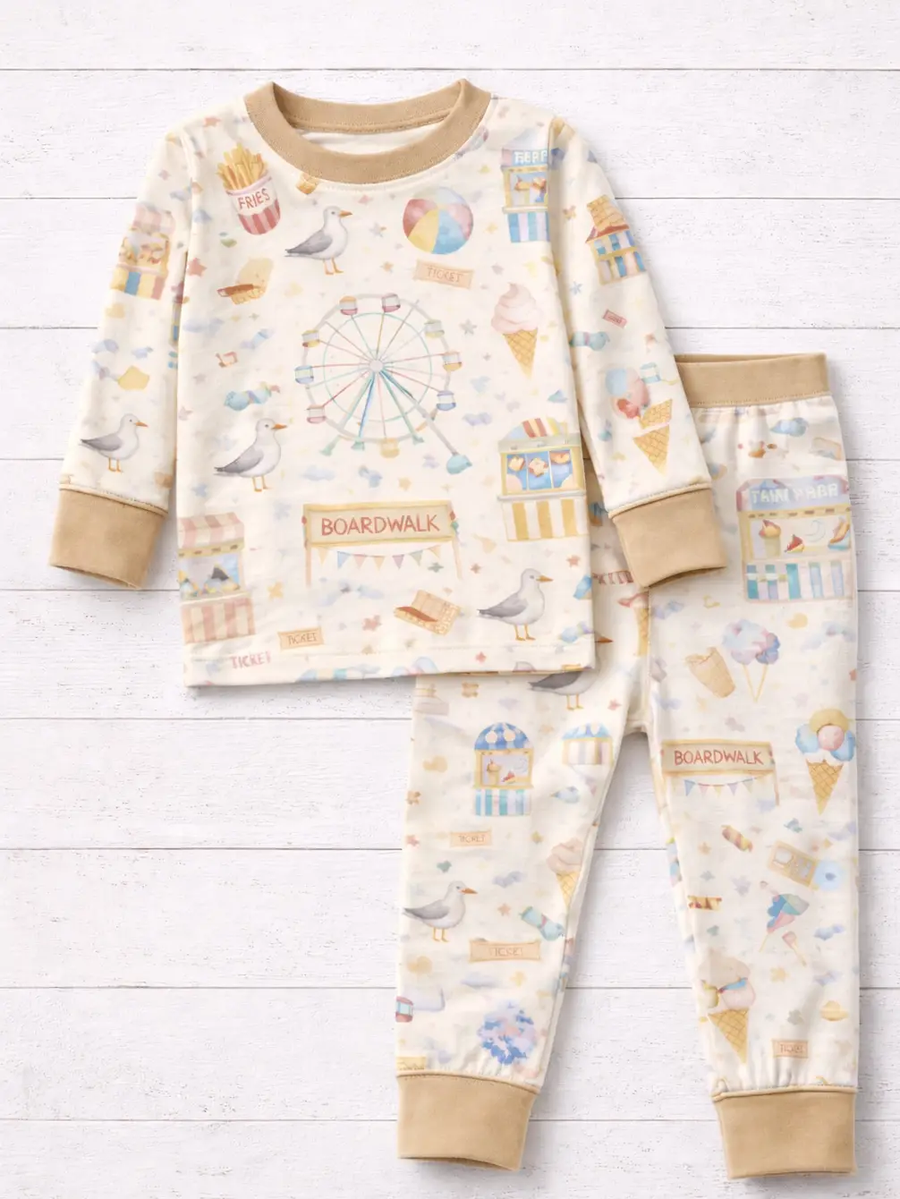 Boardwalk Baby TENCEL Lyocell Toddler Pajama Set photo 1