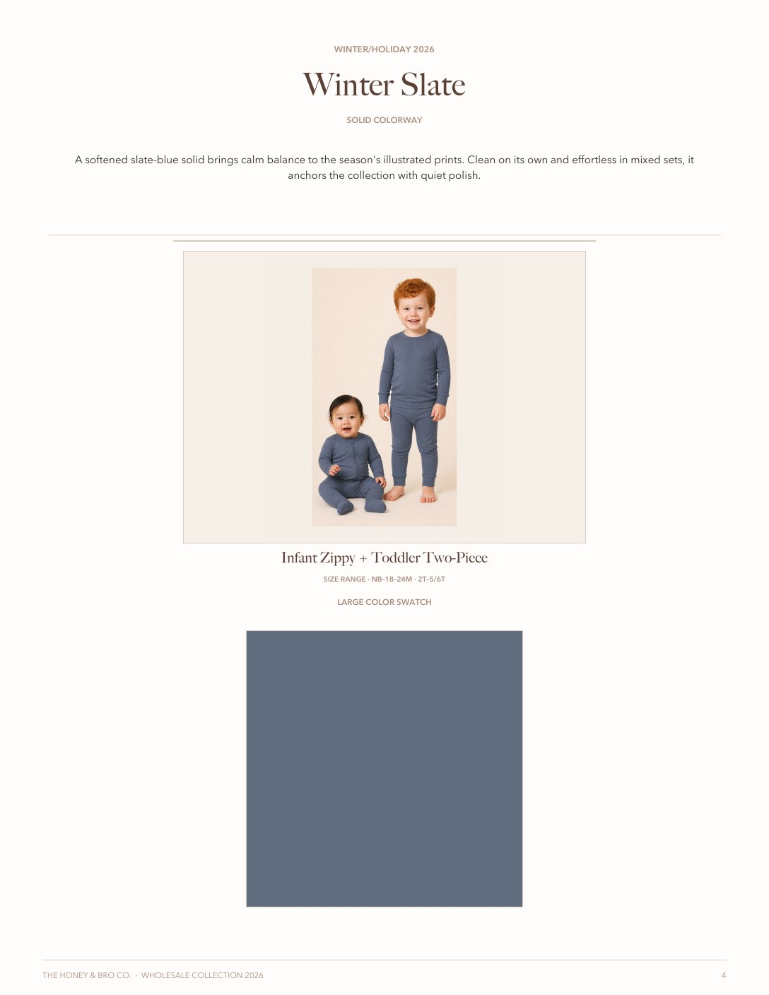 Lookbook page 4 of 34: Winter Slate