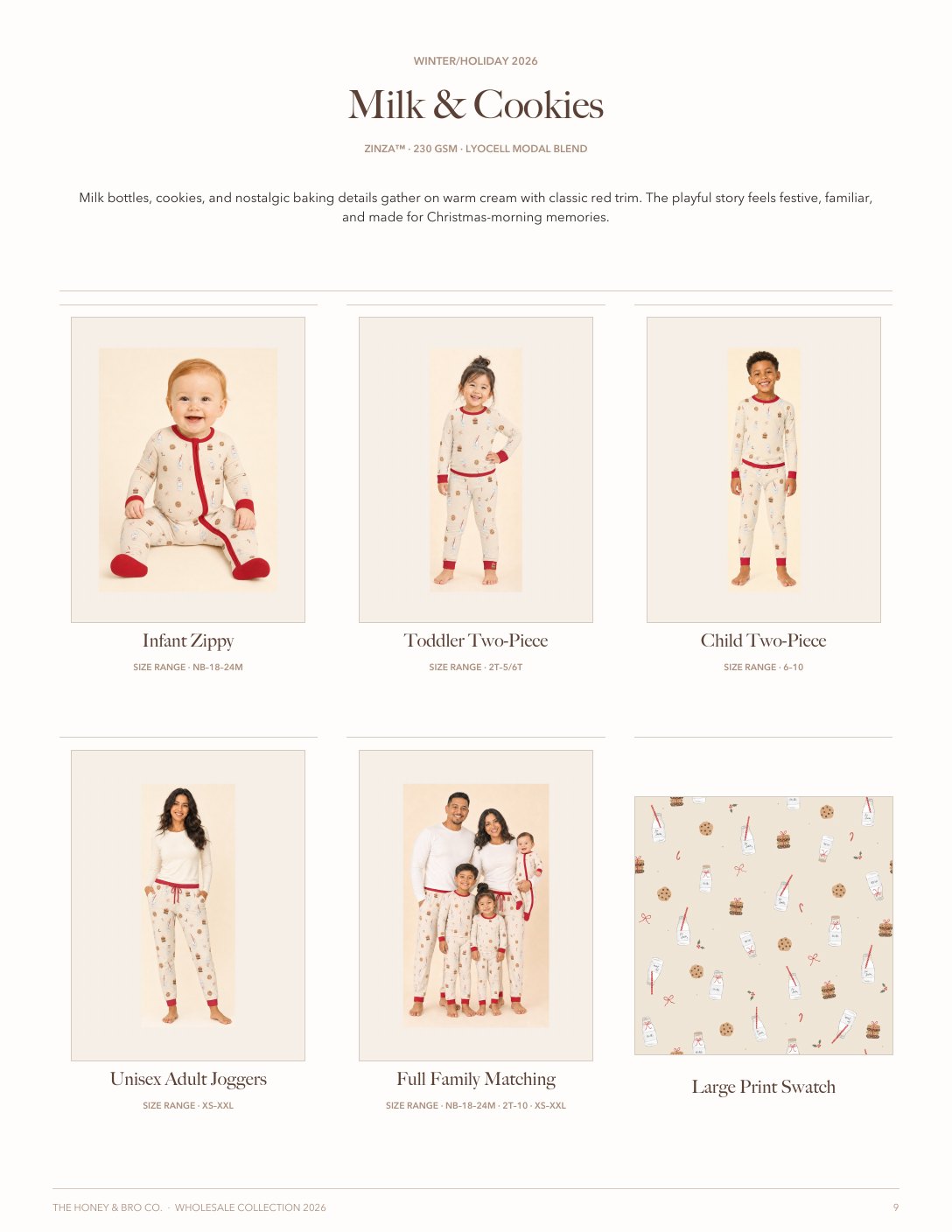 Lookbook page 9 of 34: Milk & Cookies