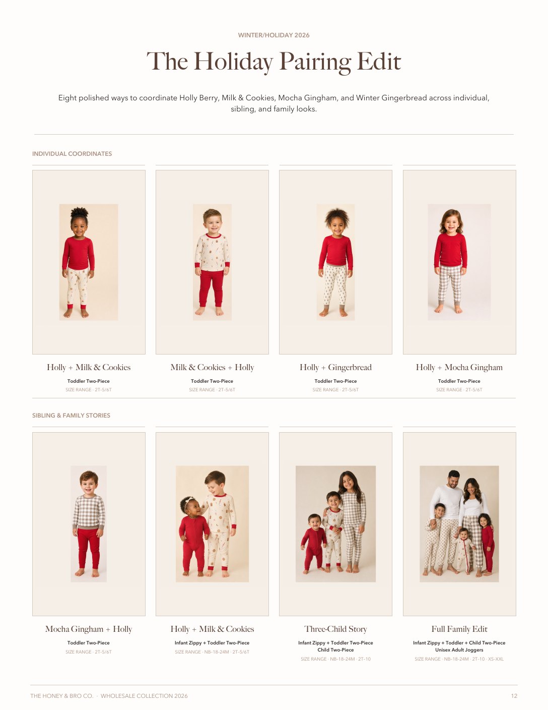 Lookbook page 12 of 34: The Holiday Pairing Edit