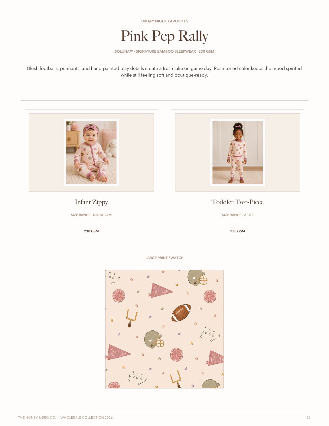 Lookbook page 23 of 34: Pink Pep Rally