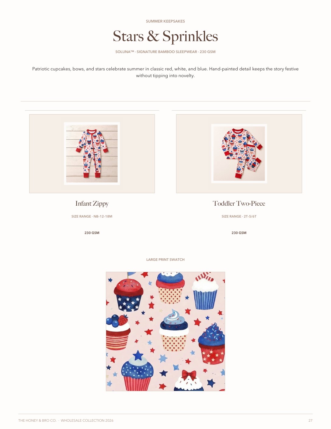Lookbook page 27 of 34: Stars & Sprinkles