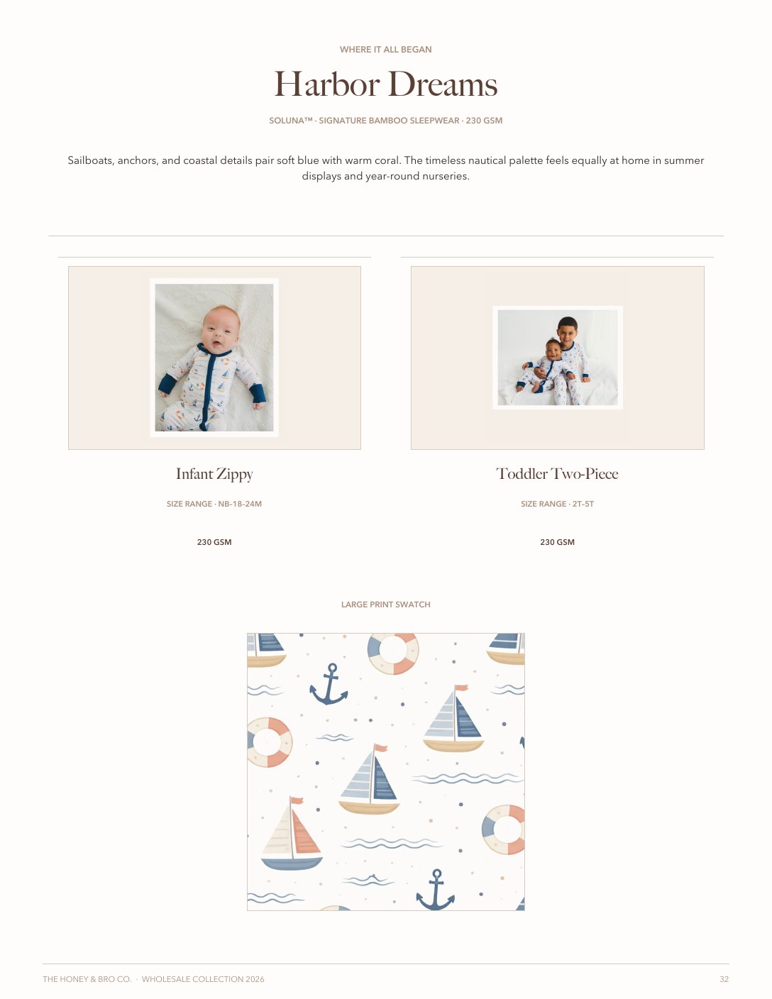 Lookbook page 32 of 34: Harbor Dreams