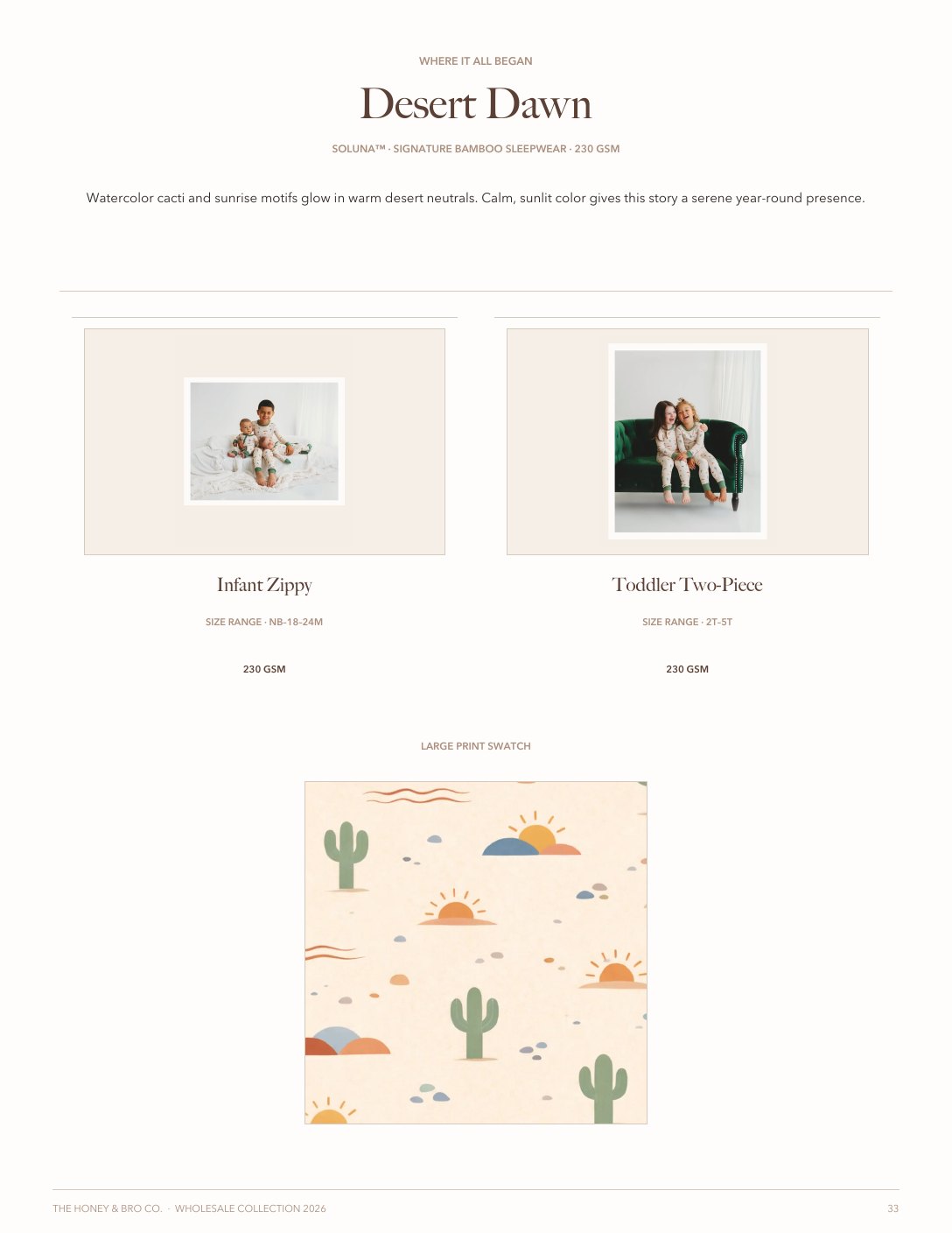 Lookbook page 33 of 34: Desert Dawn